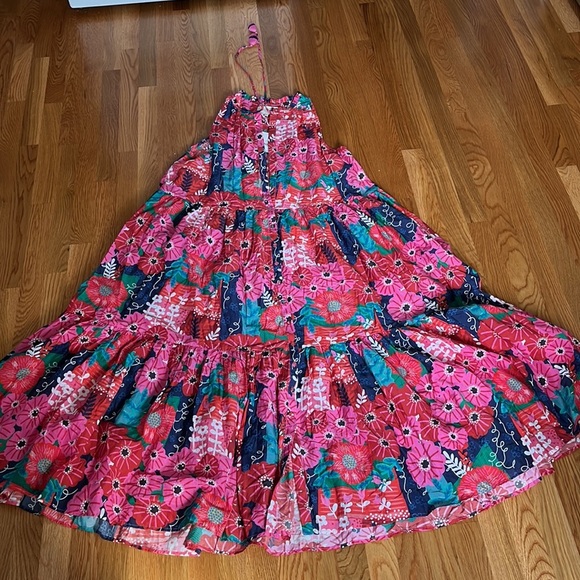 NWT Carolina K Valley Kaftan Maxi Dress Size M - Picture 5 of 17